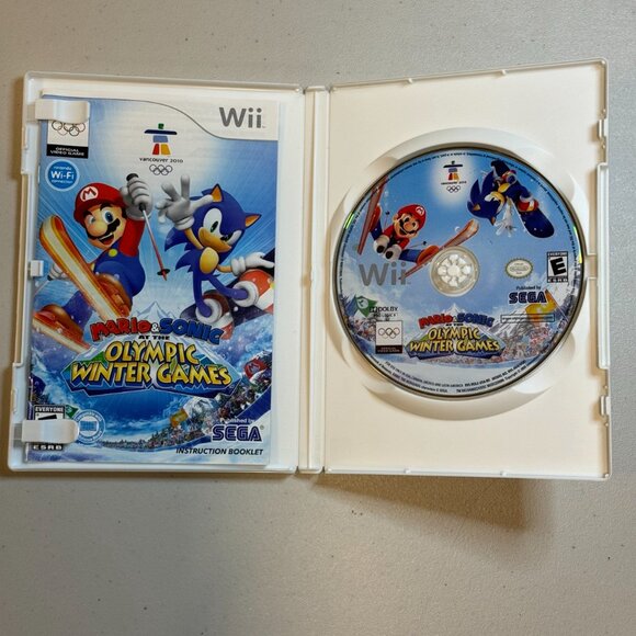 Mario & Sonic At The Olympic Winter Games For Nintendo Wii Complete Untested - Picture 3 of 7